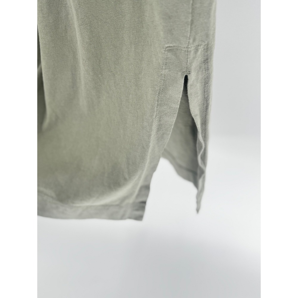 Everlane Cotton Pocket Midi Dress Womens XS Green Sleeveless Tank T-Shirt Dress - Picture 7 of 10